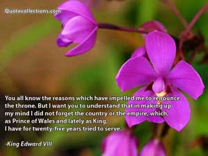 King Edward VIII Quotes 2